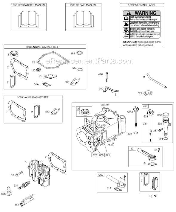 parts diagram for briggs and stratton carburetor