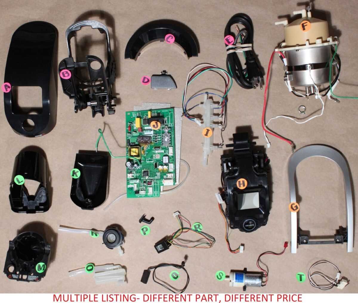 parts diagram for keurig 2.0