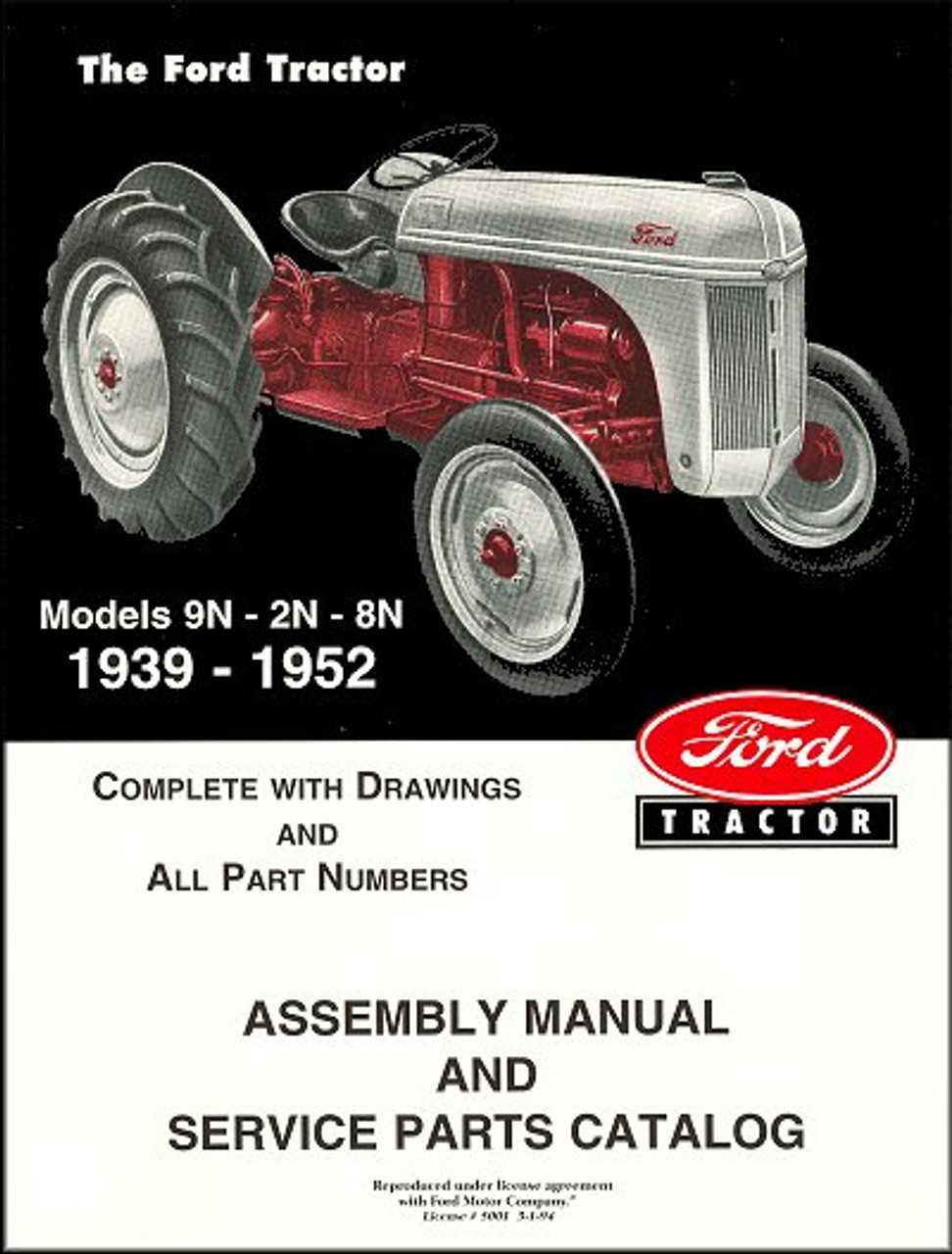 parts diagram ford 8n