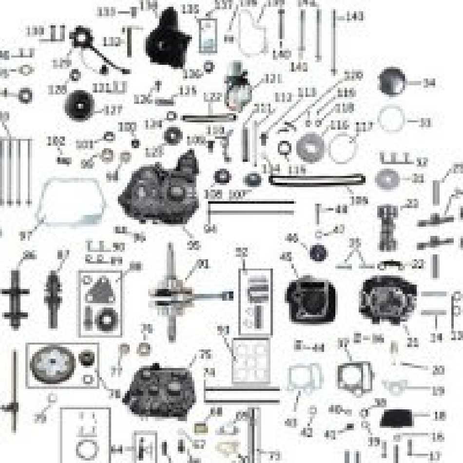 parts of a dirt bike engine diagram