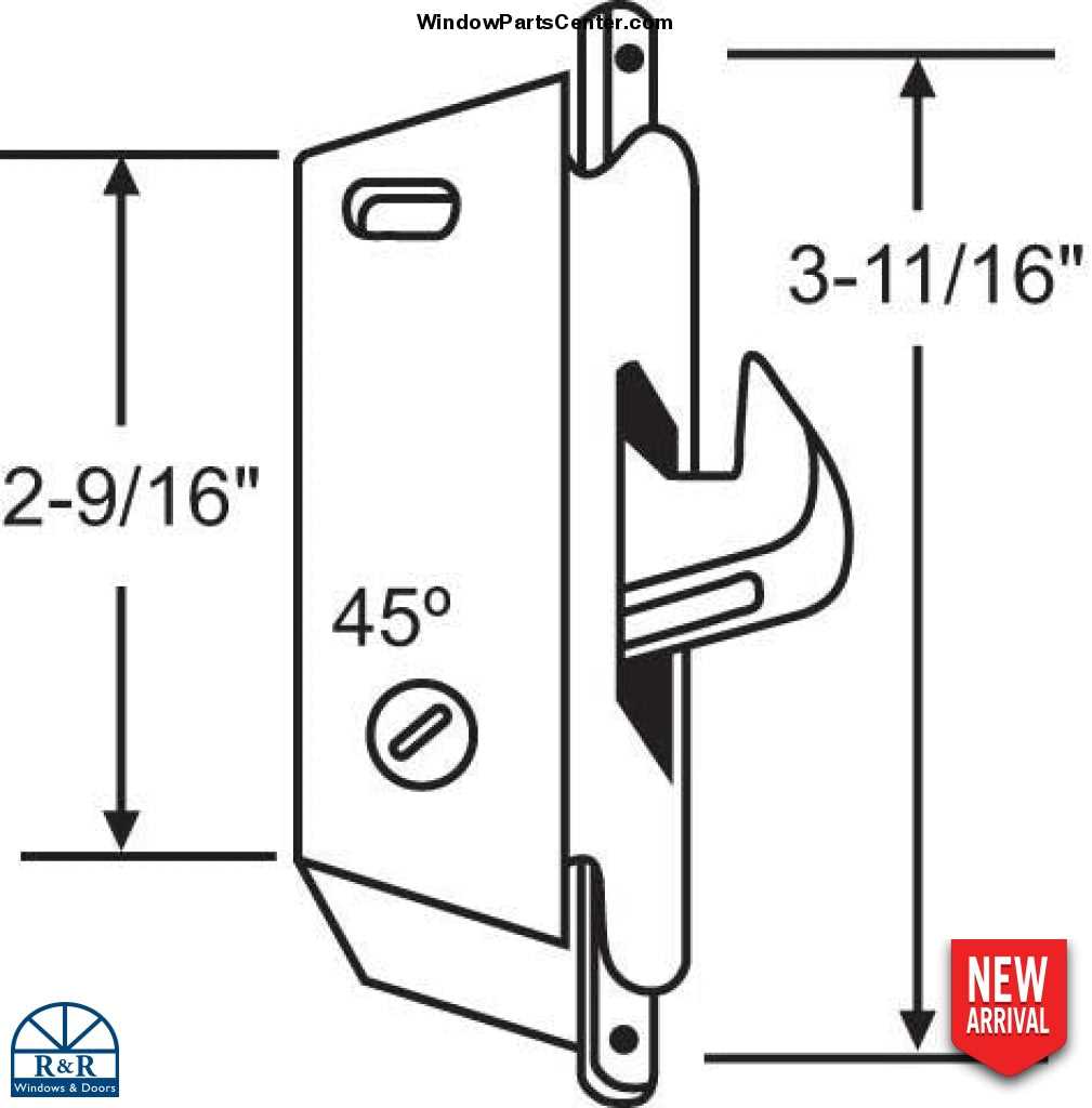 pella sliding screen door parts diagram