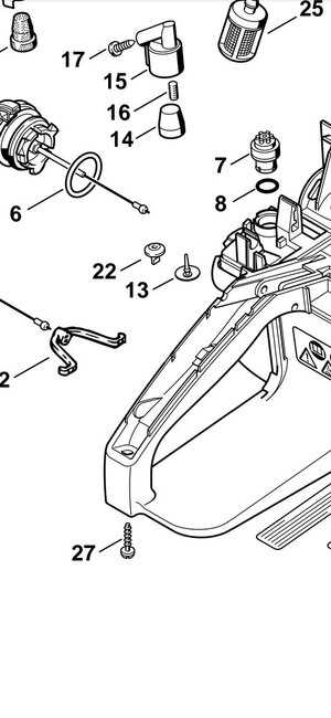 stihl ms 391 parts diagram