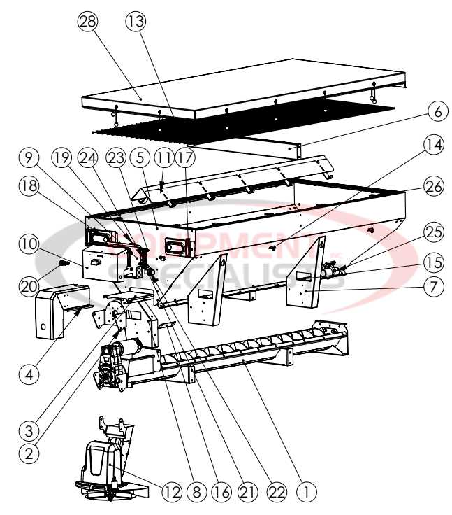 swenson salt spreader parts diagram