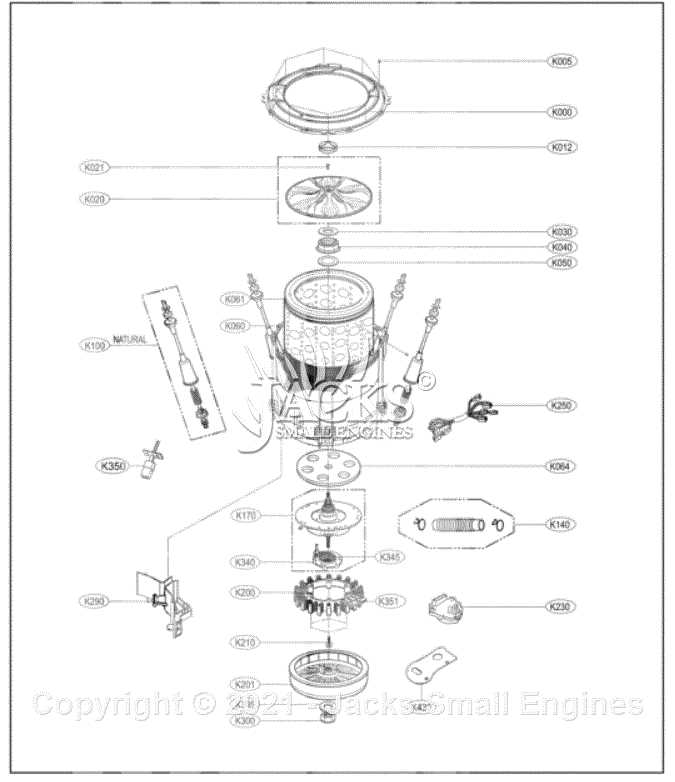 top load washer parts diagram