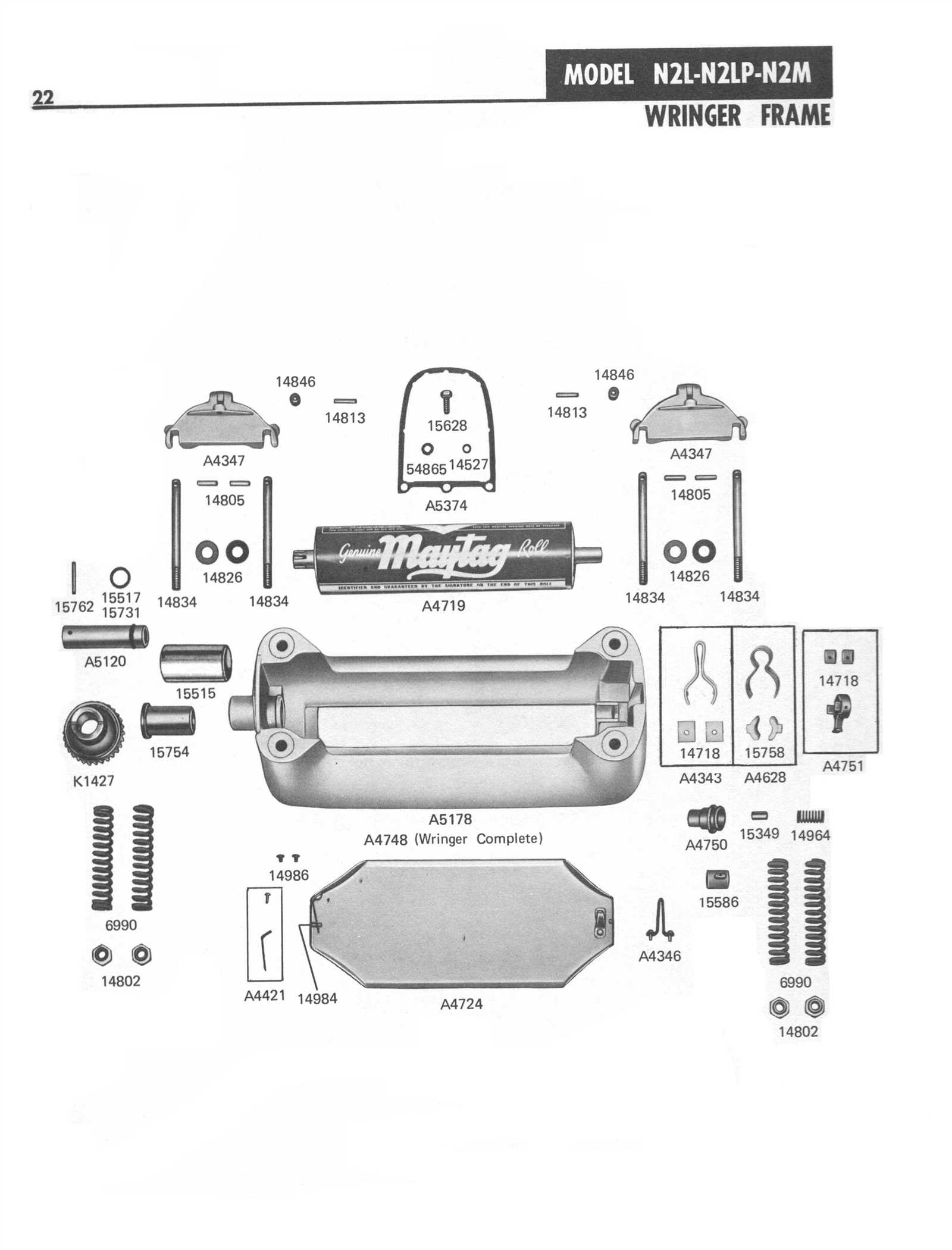 top load washer parts diagram