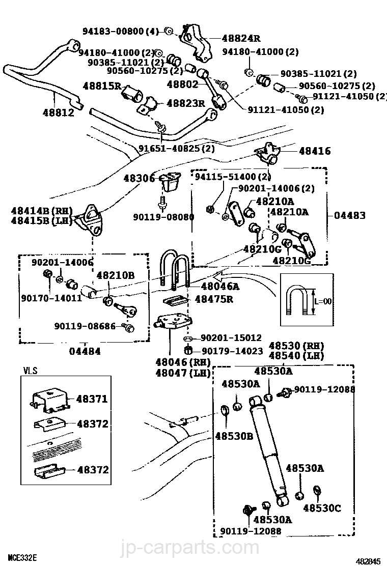 toyota pickup parts diagram