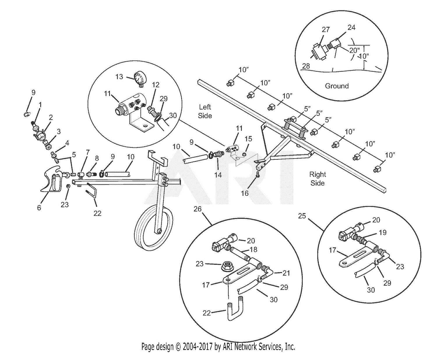 walker lawn mower parts diagram