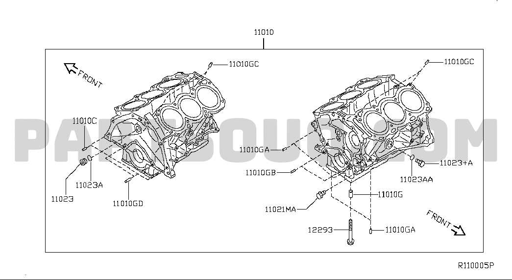 nissan altima engine parts diagram