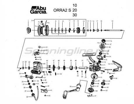 abu garcia orra s30 parts diagram