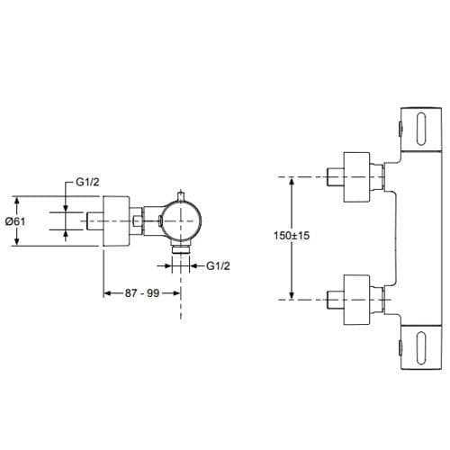 kohler shower valve parts diagram