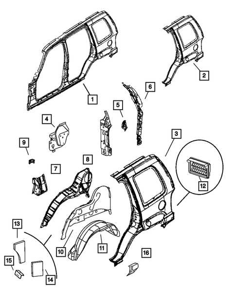 2005 jeep liberty parts diagram