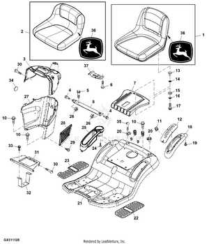 john deere l110 parts diagram