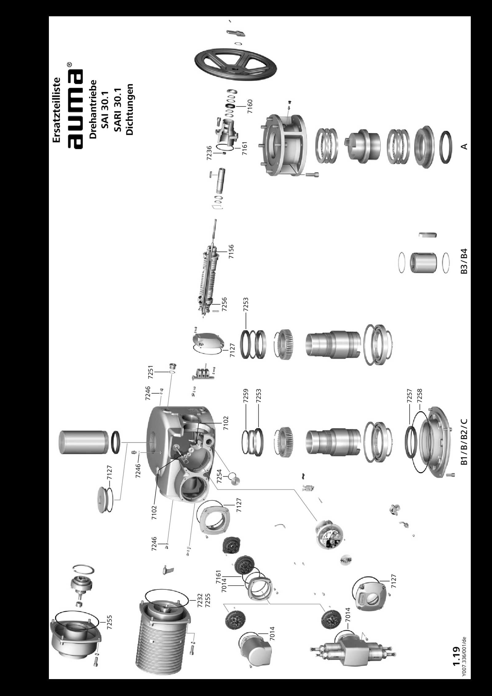 actuator parts diagram