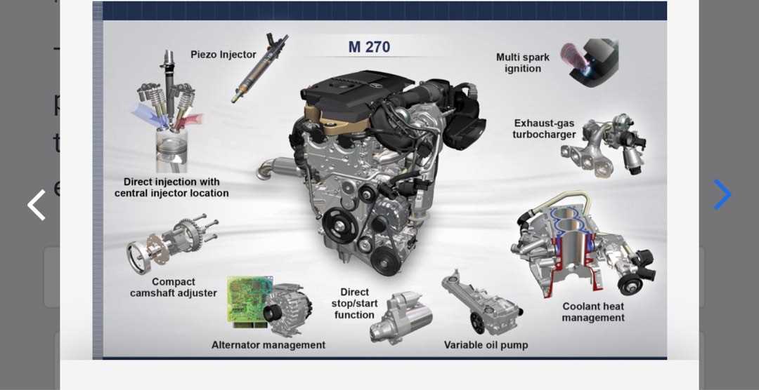 mercedes engine parts diagram