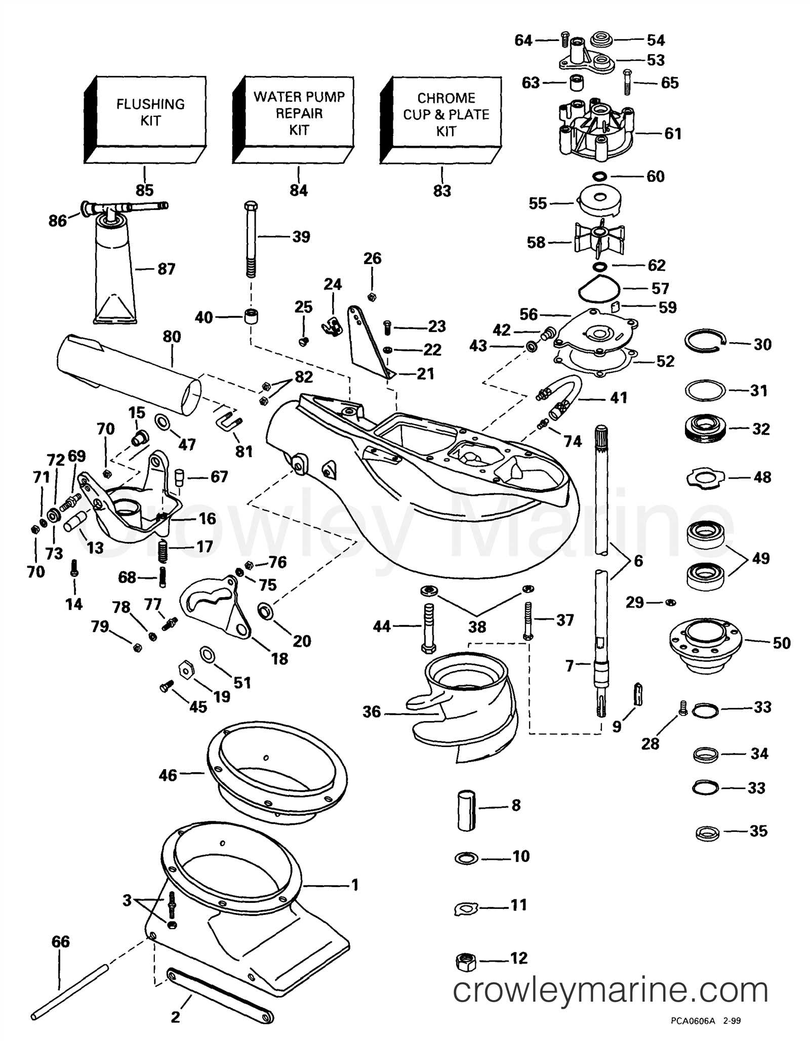 outboard jet parts diagram