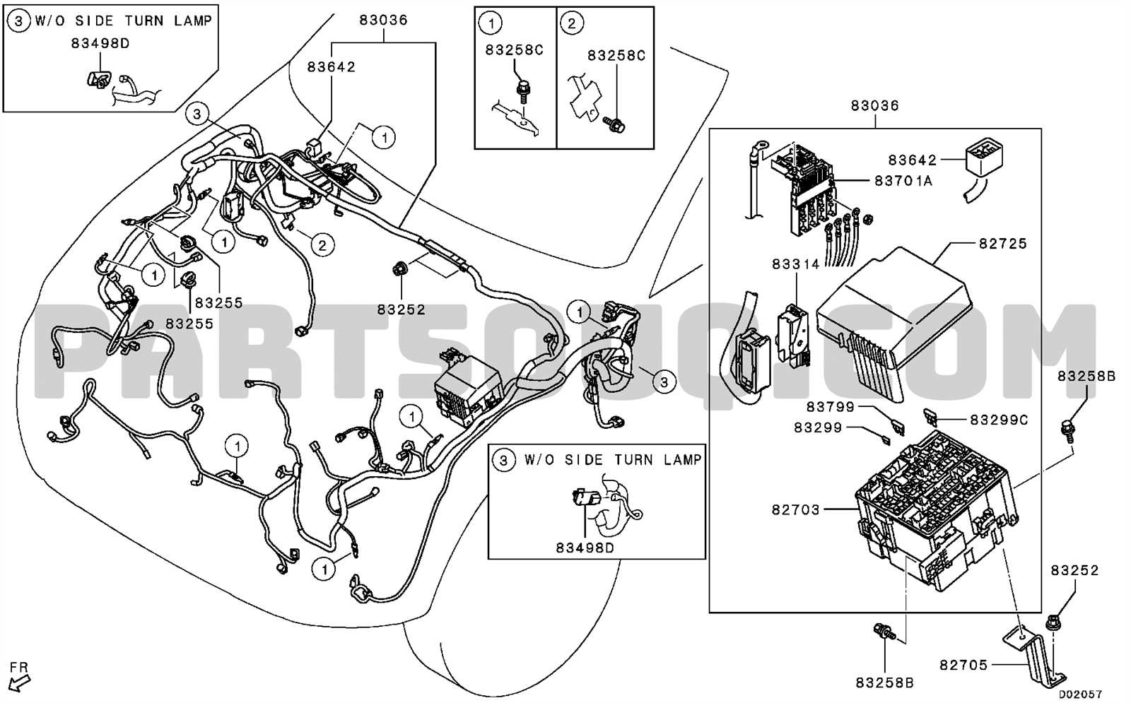 mitsubishi l200 parts diagram