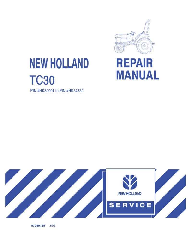 new holland tc30 parts diagram