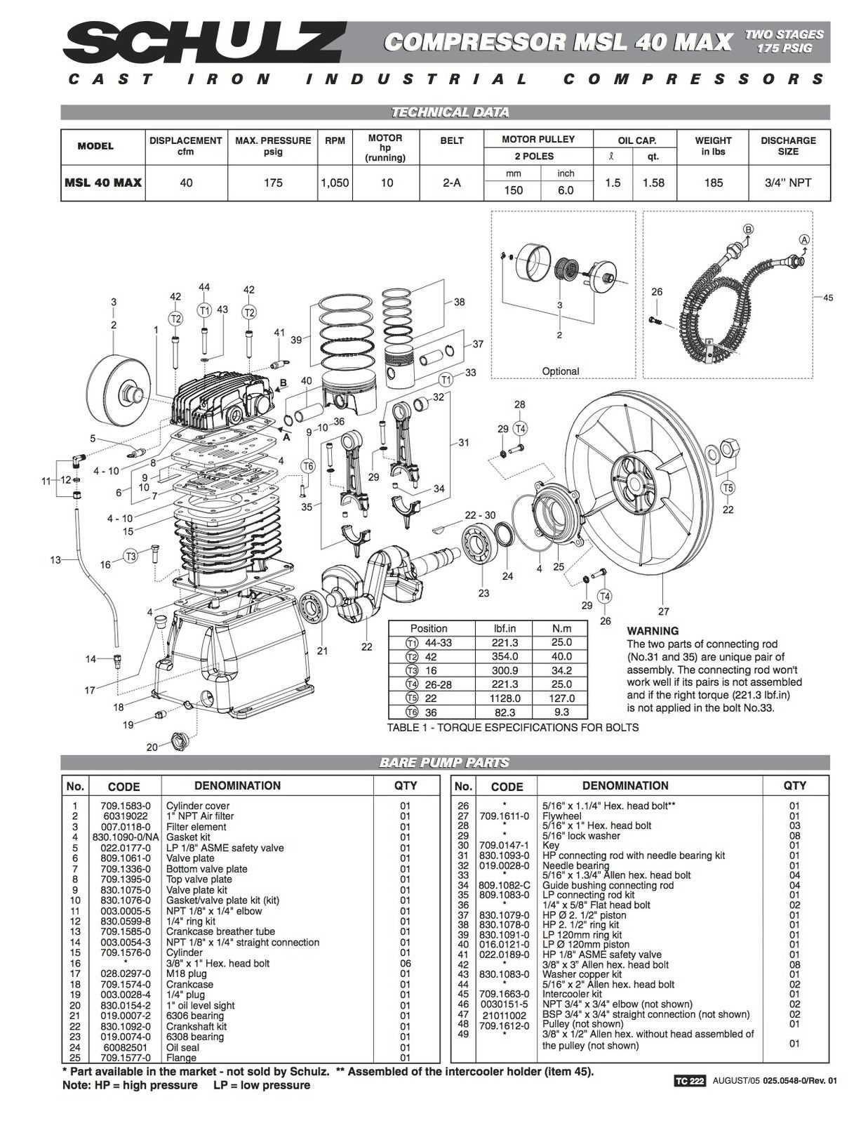air compressor pump parts diagram