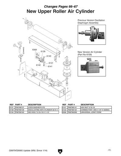 air cylinder parts diagram