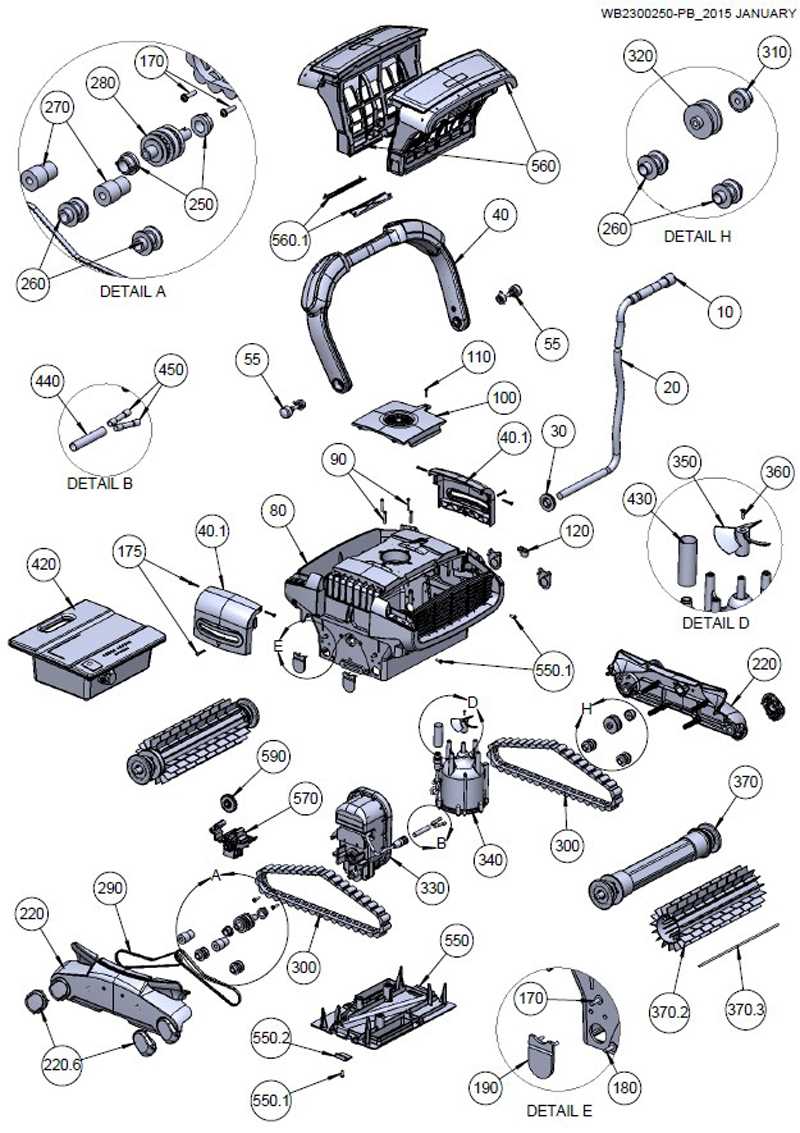 dolphin s300 parts diagram