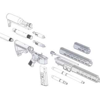 airsoft m4 parts diagram