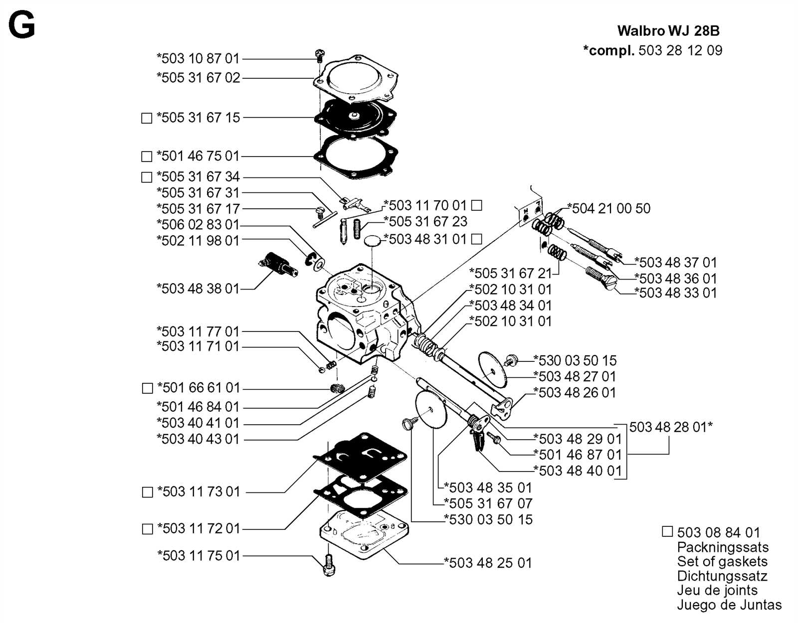 husqvarna 51 parts diagram