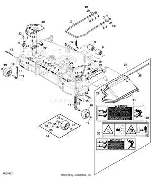 john deere x580 parts diagram