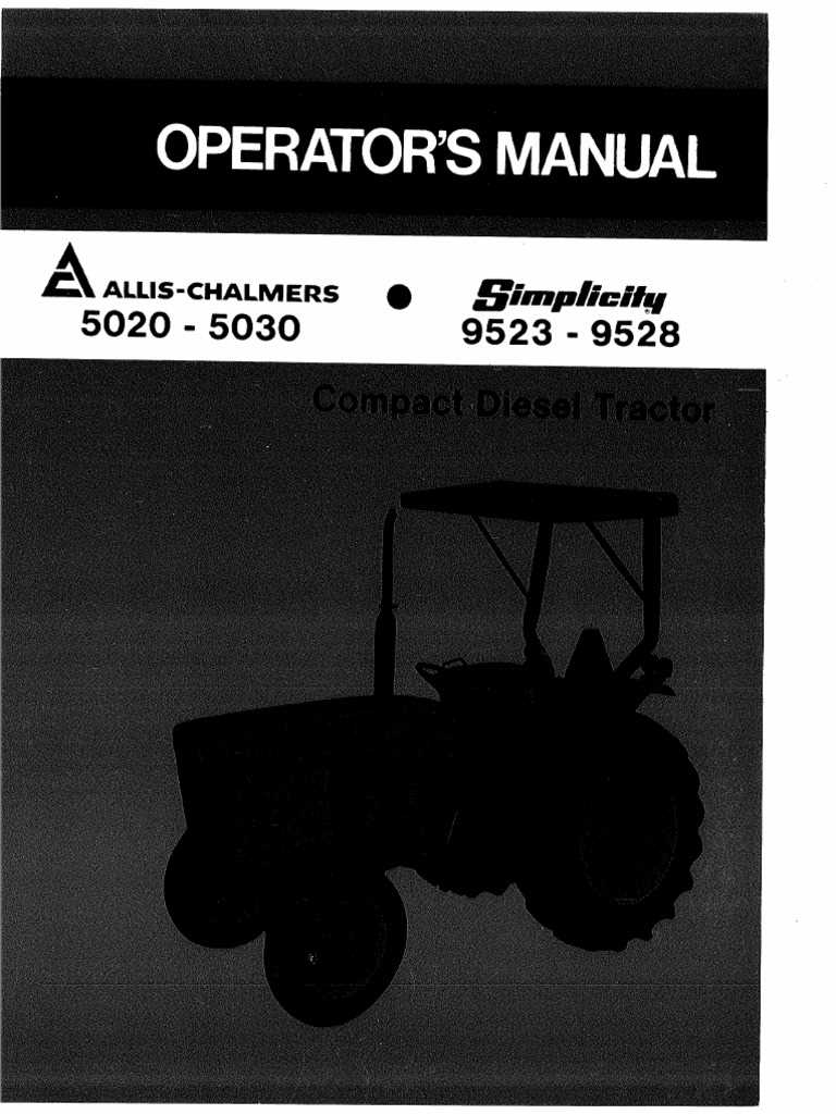 allis chalmers 5020 parts diagram