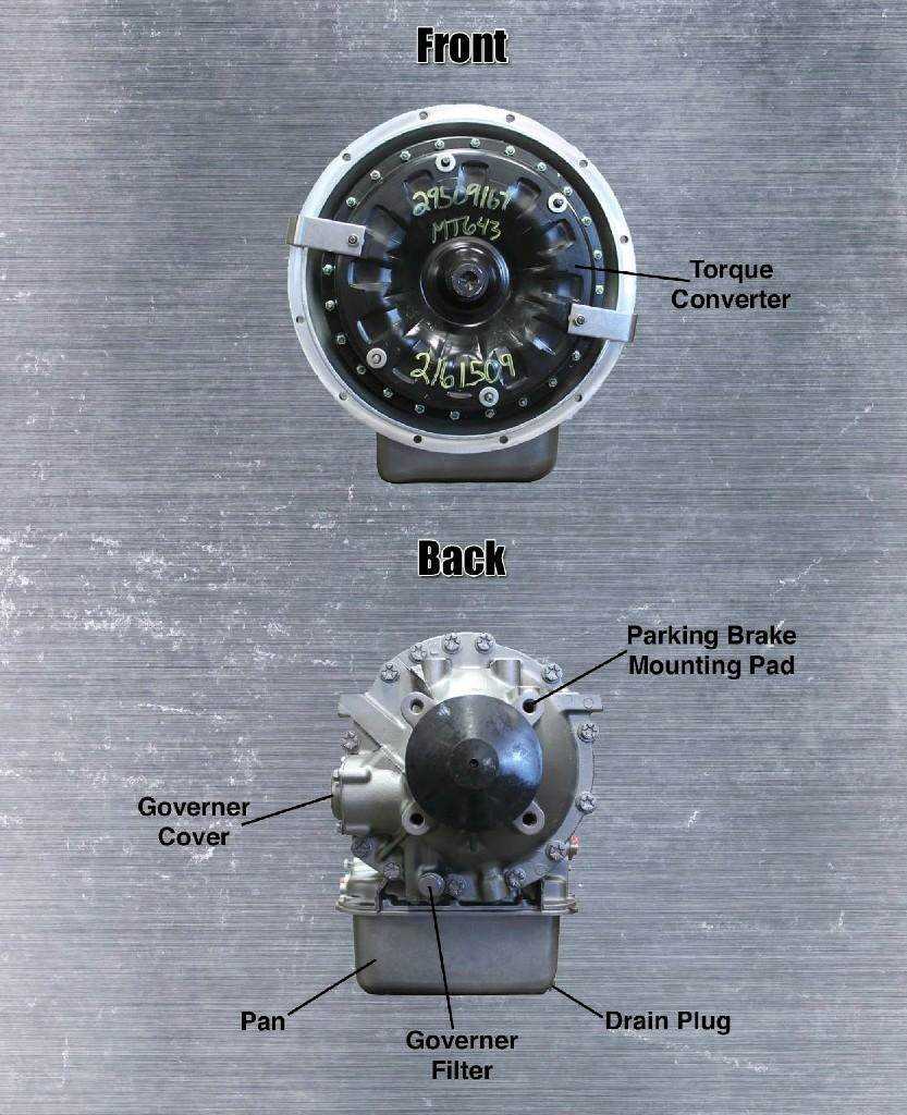 allison transmission mt643 parts diagram