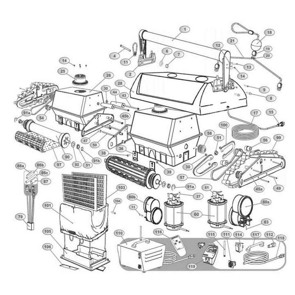aquabot parts diagram