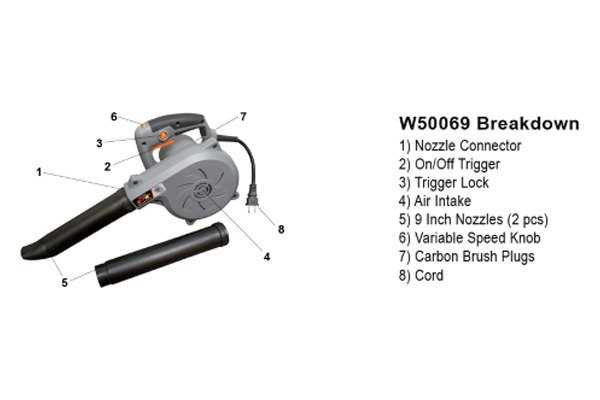 husqvarna 125b blower parts diagram