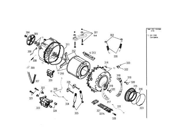 bosch nexxt 500 series dryer parts diagram