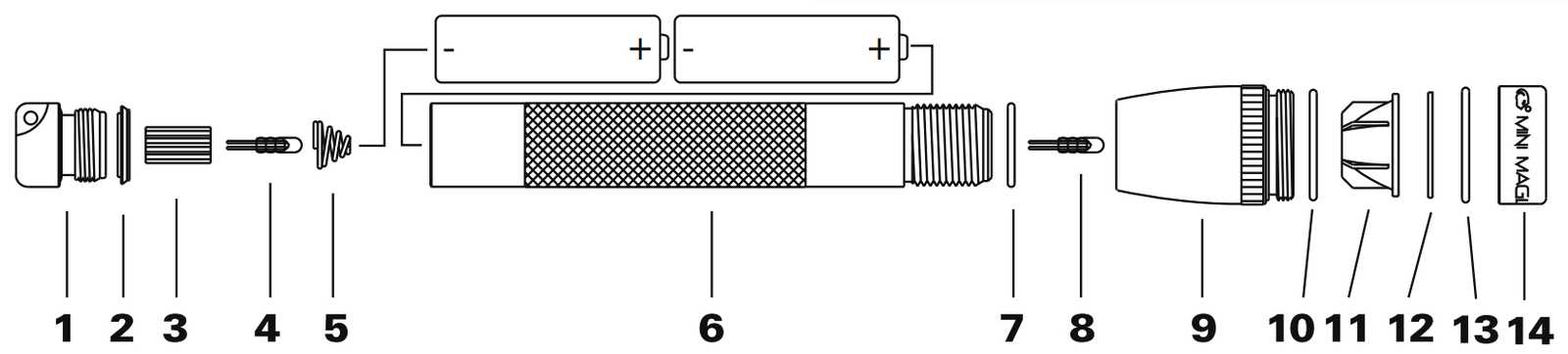 maglite parts diagram