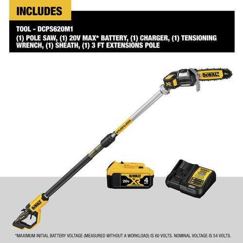 dewalt pole saw parts diagram