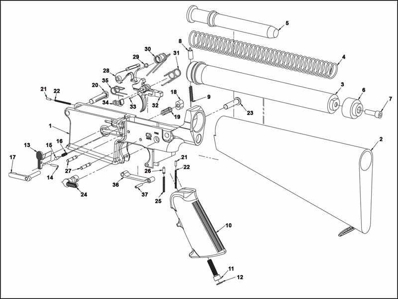 ar parts diagram