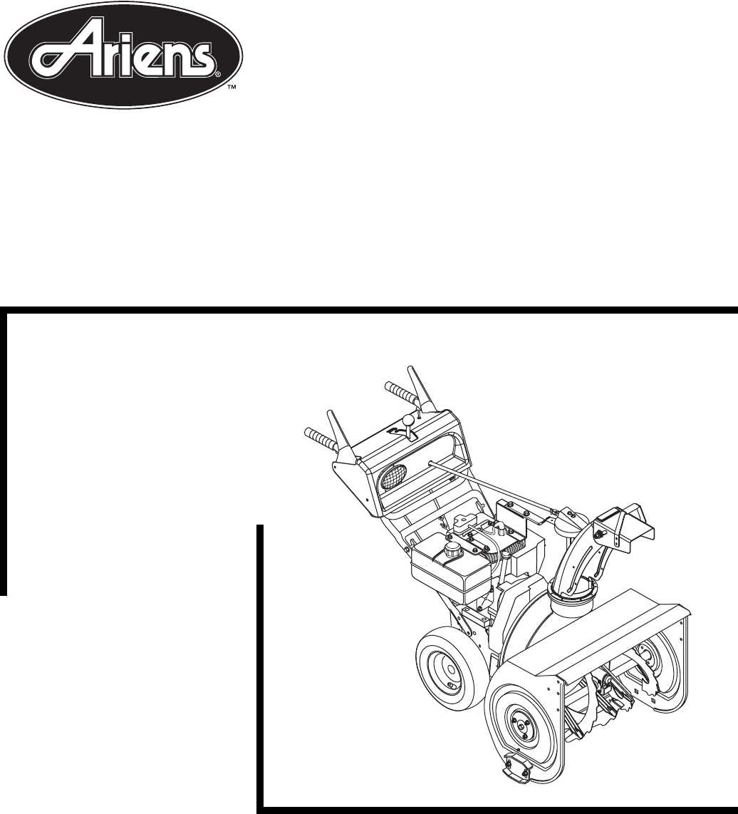 ariens 824 snowblower parts diagram