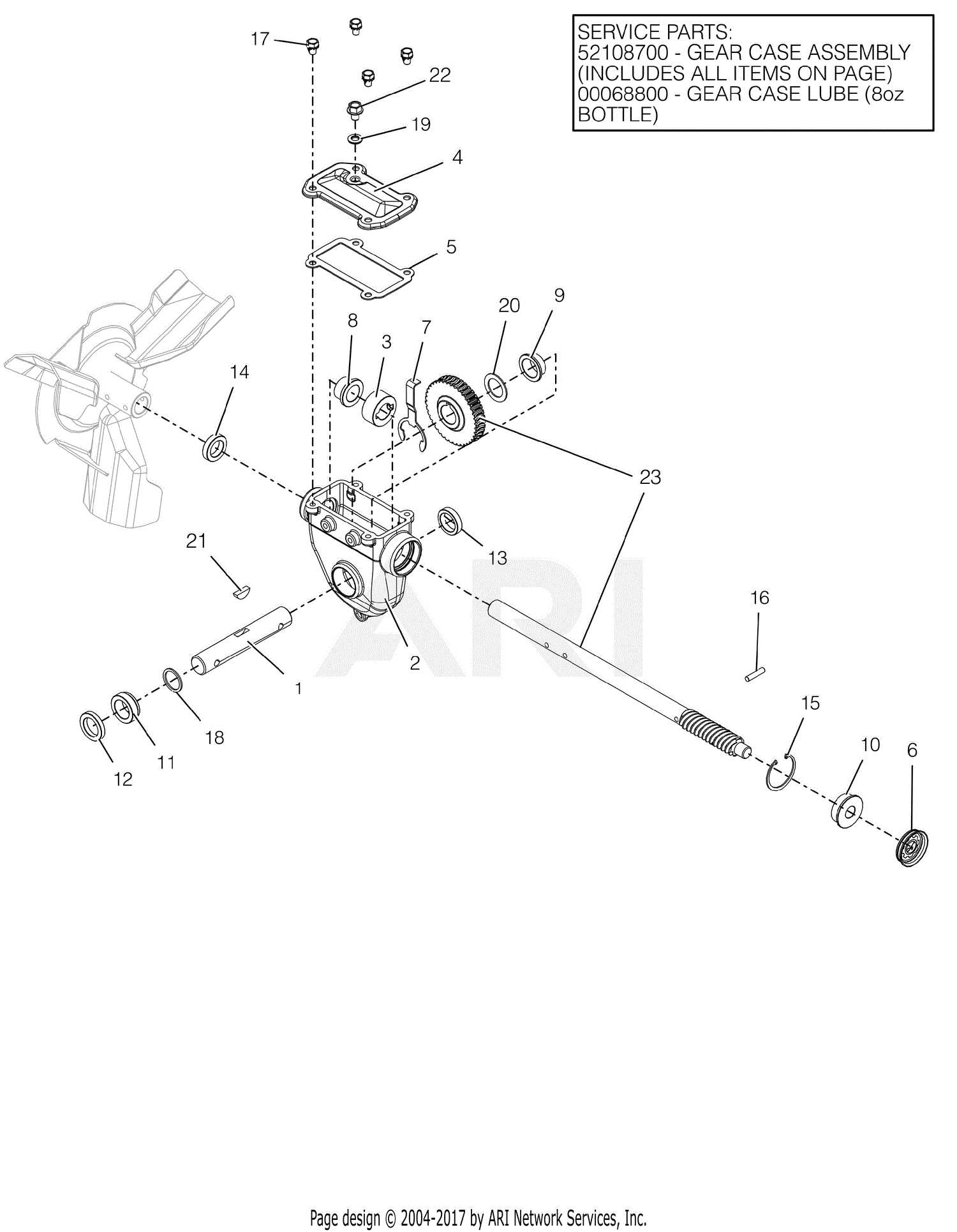 ariens deluxe 24 parts diagram