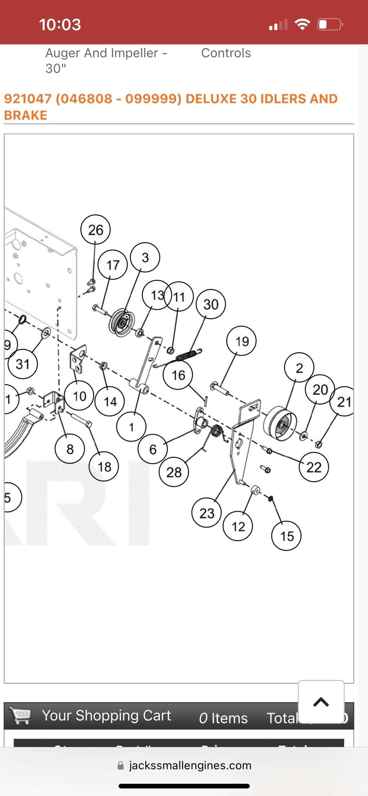 ariens mower parts diagram