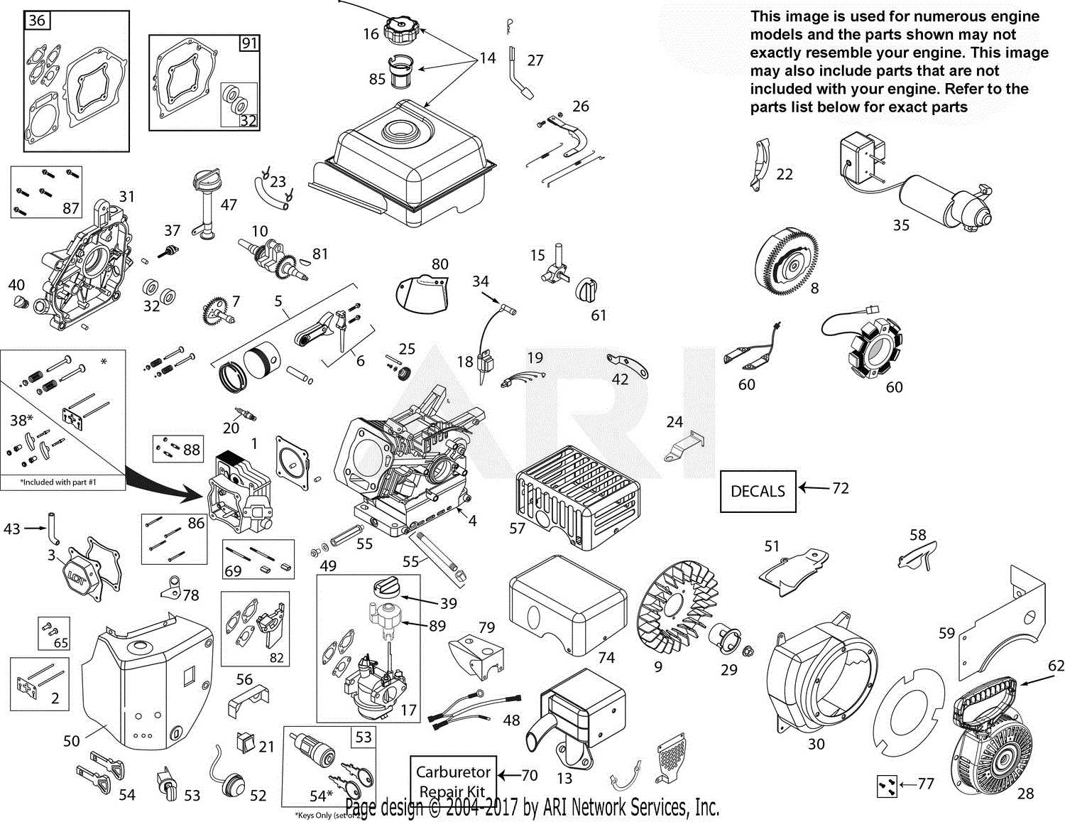 ariens snow blower parts diagram