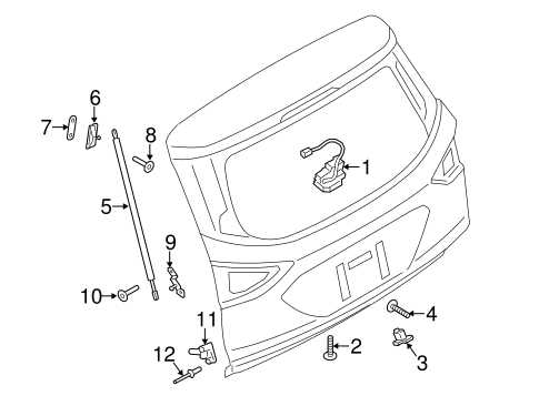 ford escape body parts diagram