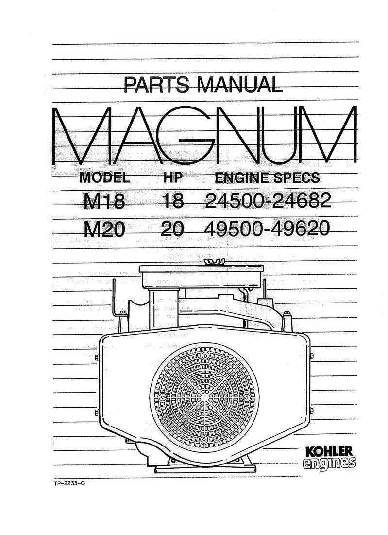 kohler command 18 parts diagram