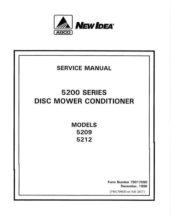 new idea 5209 parts diagram