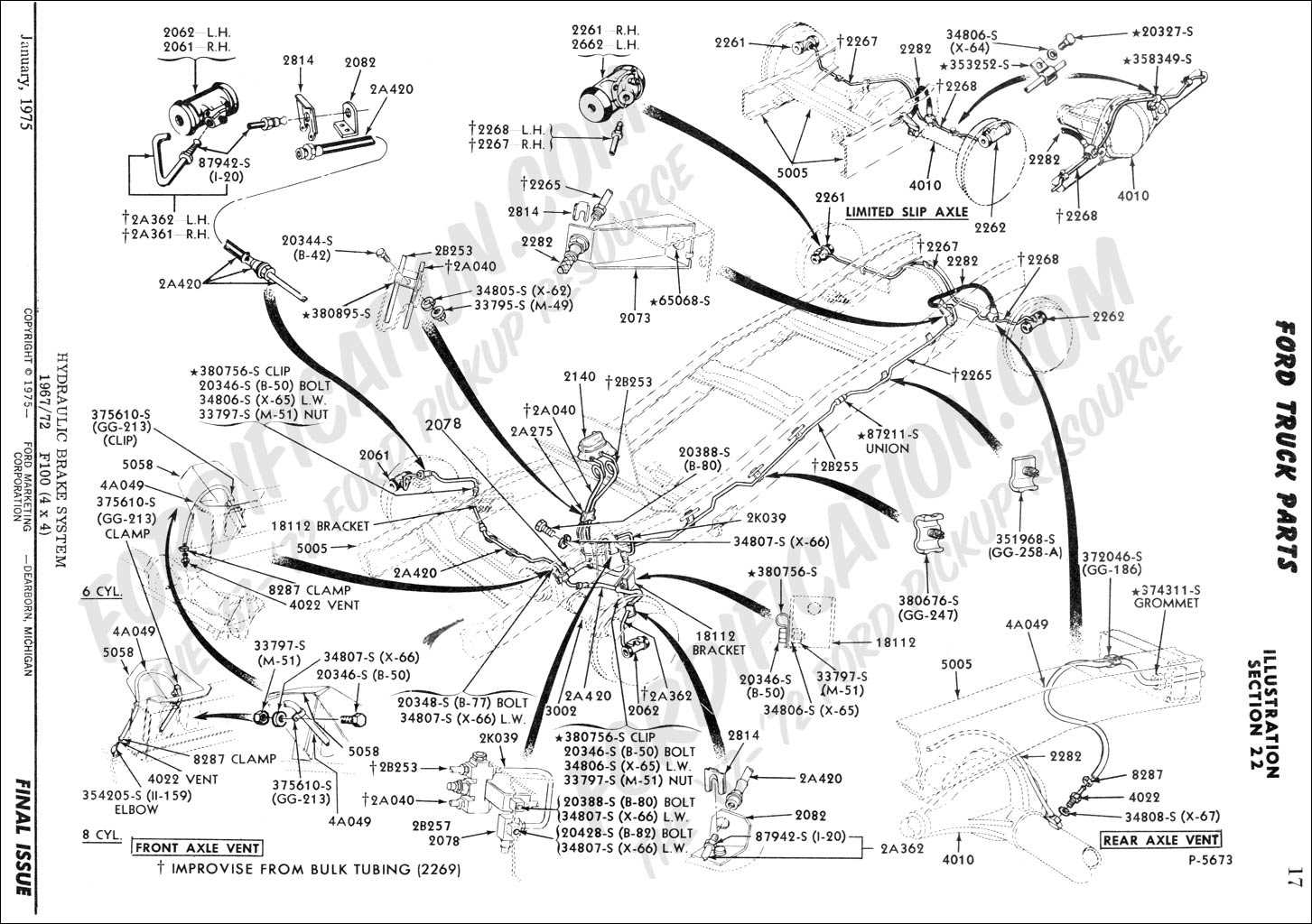 ford f150 brake parts diagram