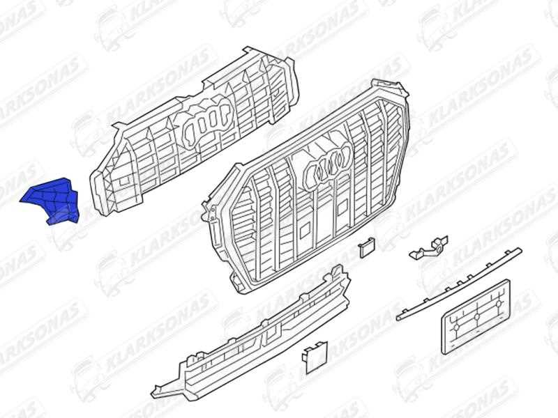 audi a3 body parts diagram