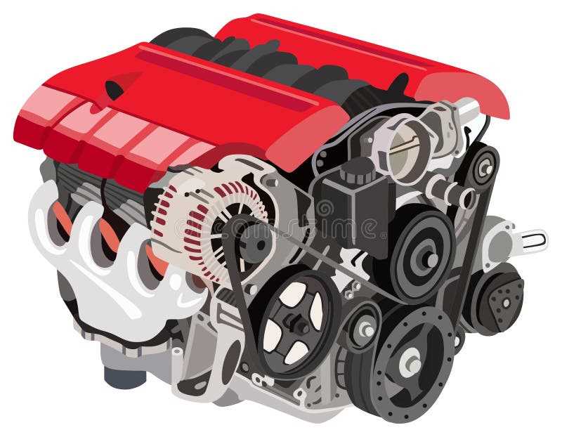 auto engine parts diagram