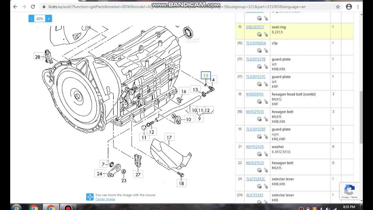 auto parts diagram