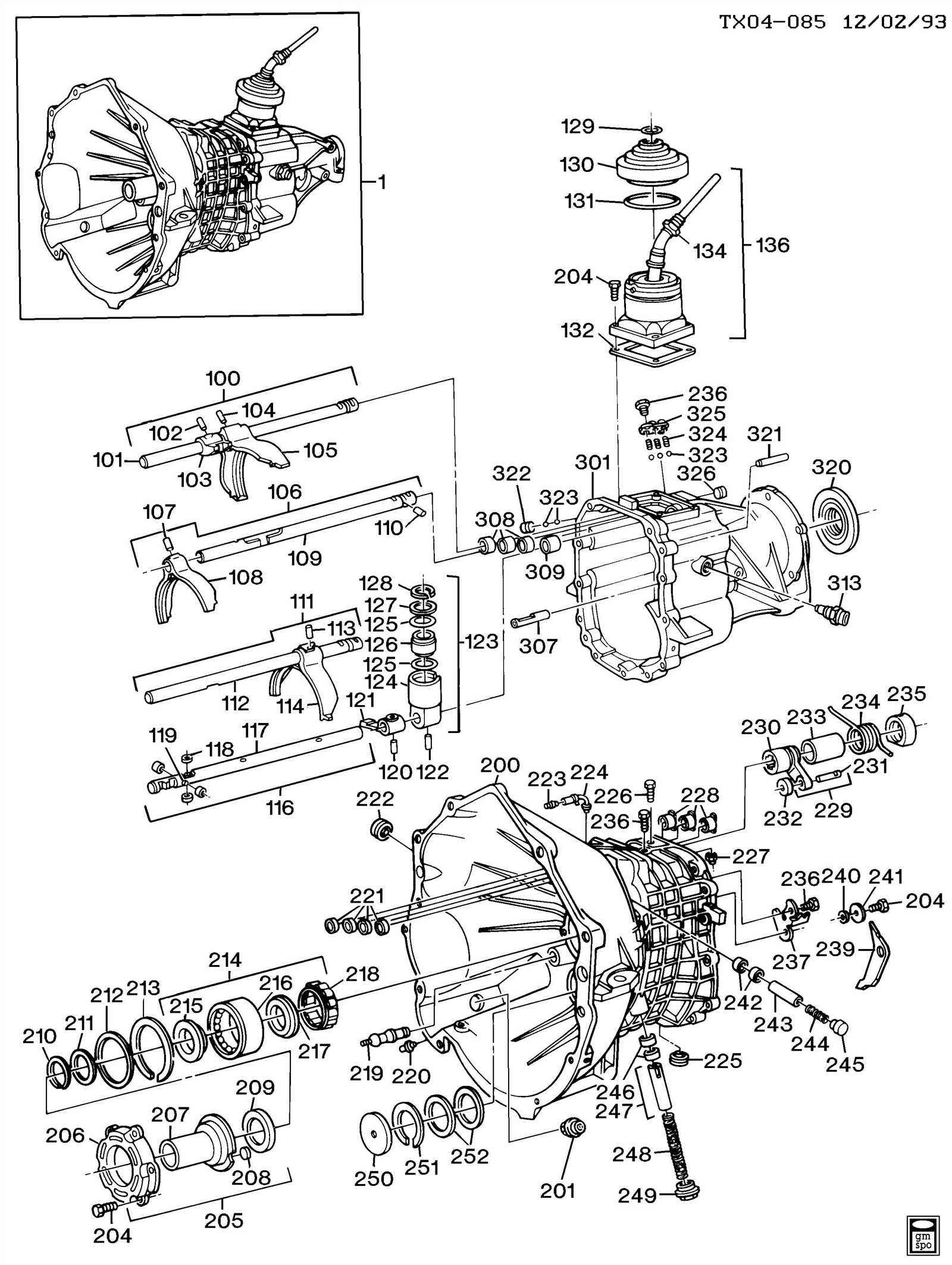 automatic transmission parts diagram