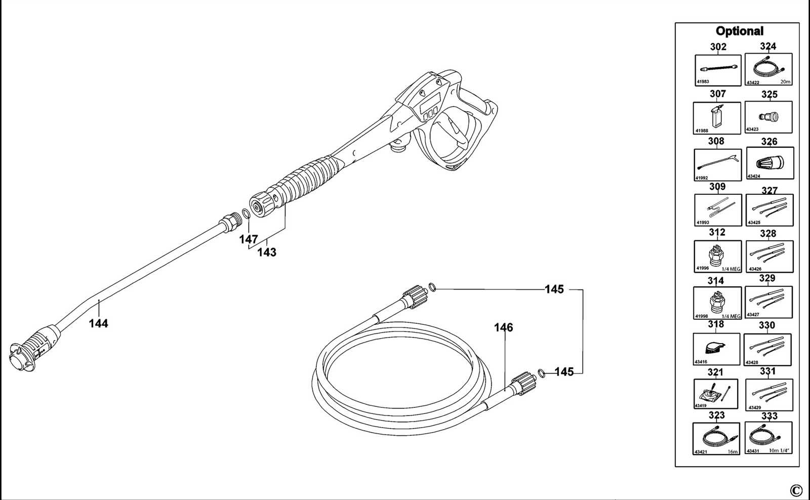 karcher pressure washer gun parts diagram