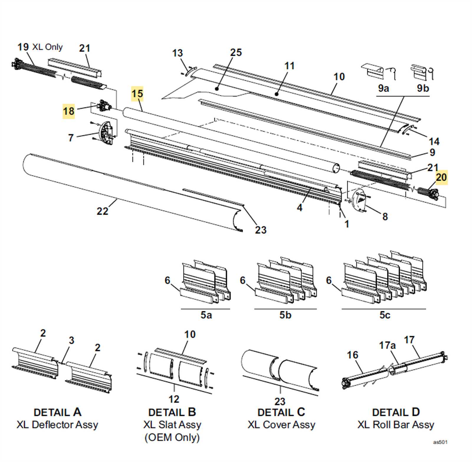 carefree rv awning parts diagram