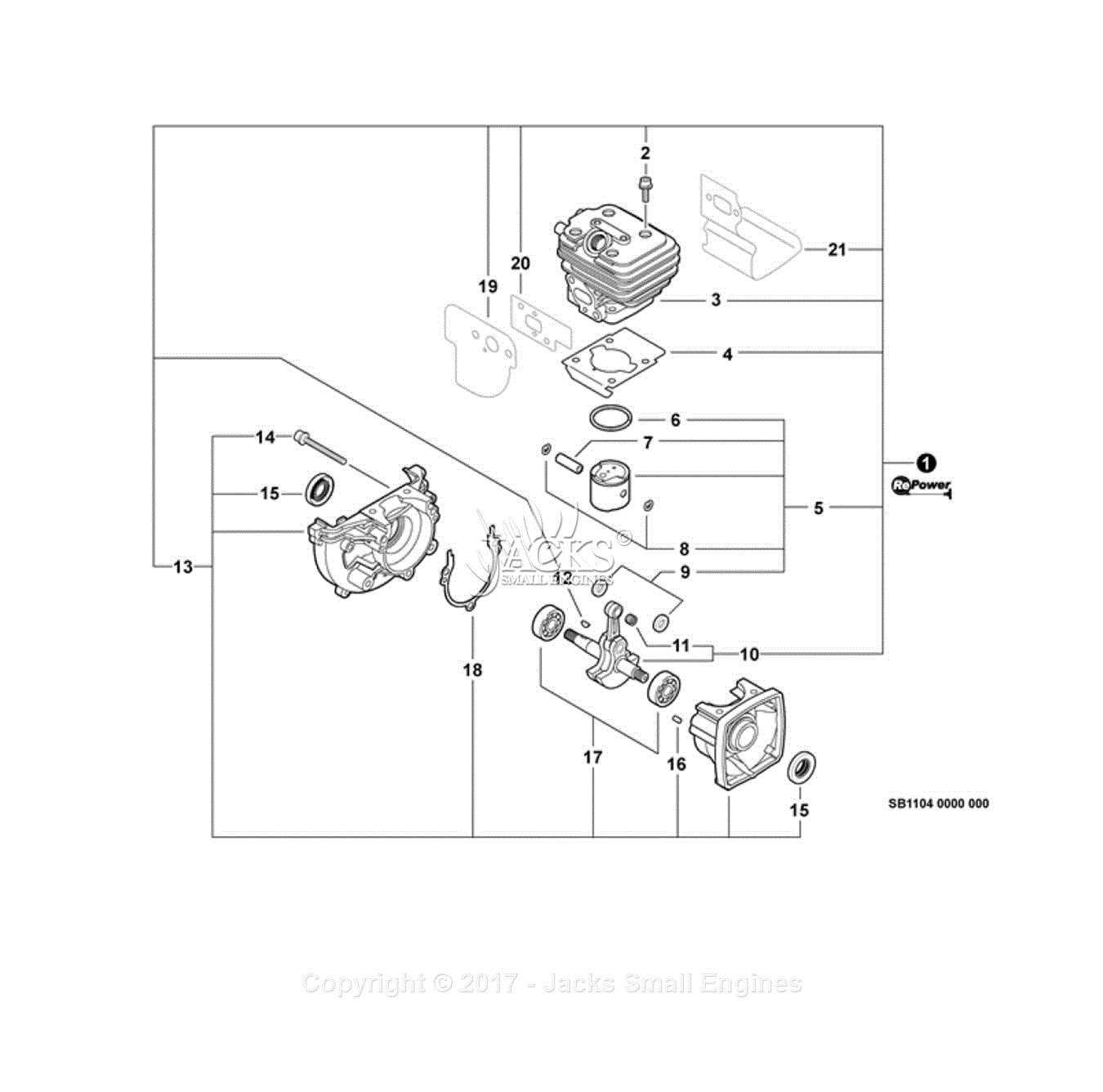 echo es 250 parts diagram